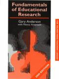 Fundamentals of Educational Research